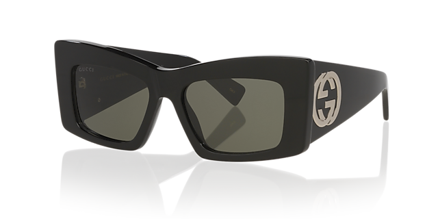 GG1842S Schwarz AcetatSunglass Frames von B24, Dreiviertelansicht