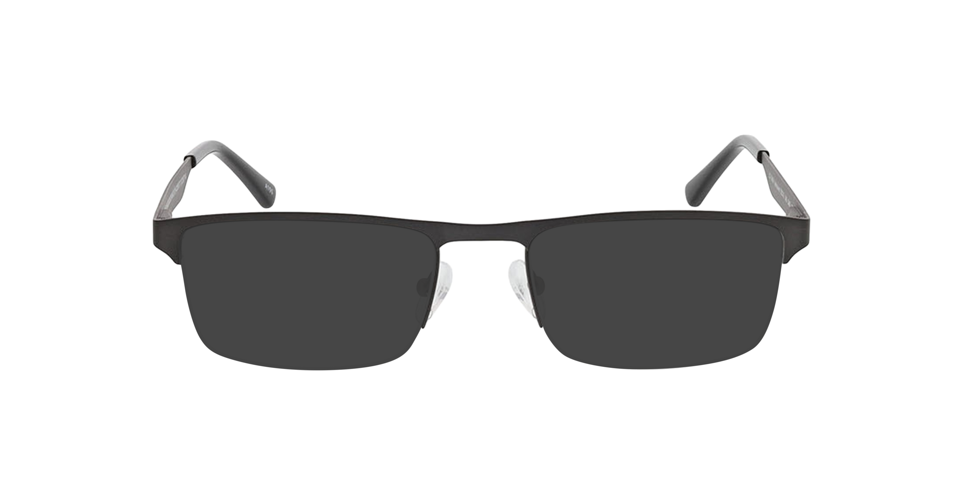 Vancouver Matt Gun  &  Matt Silver  &  Black MetallEyeglass Frames von B24, mit getönten Gläsern