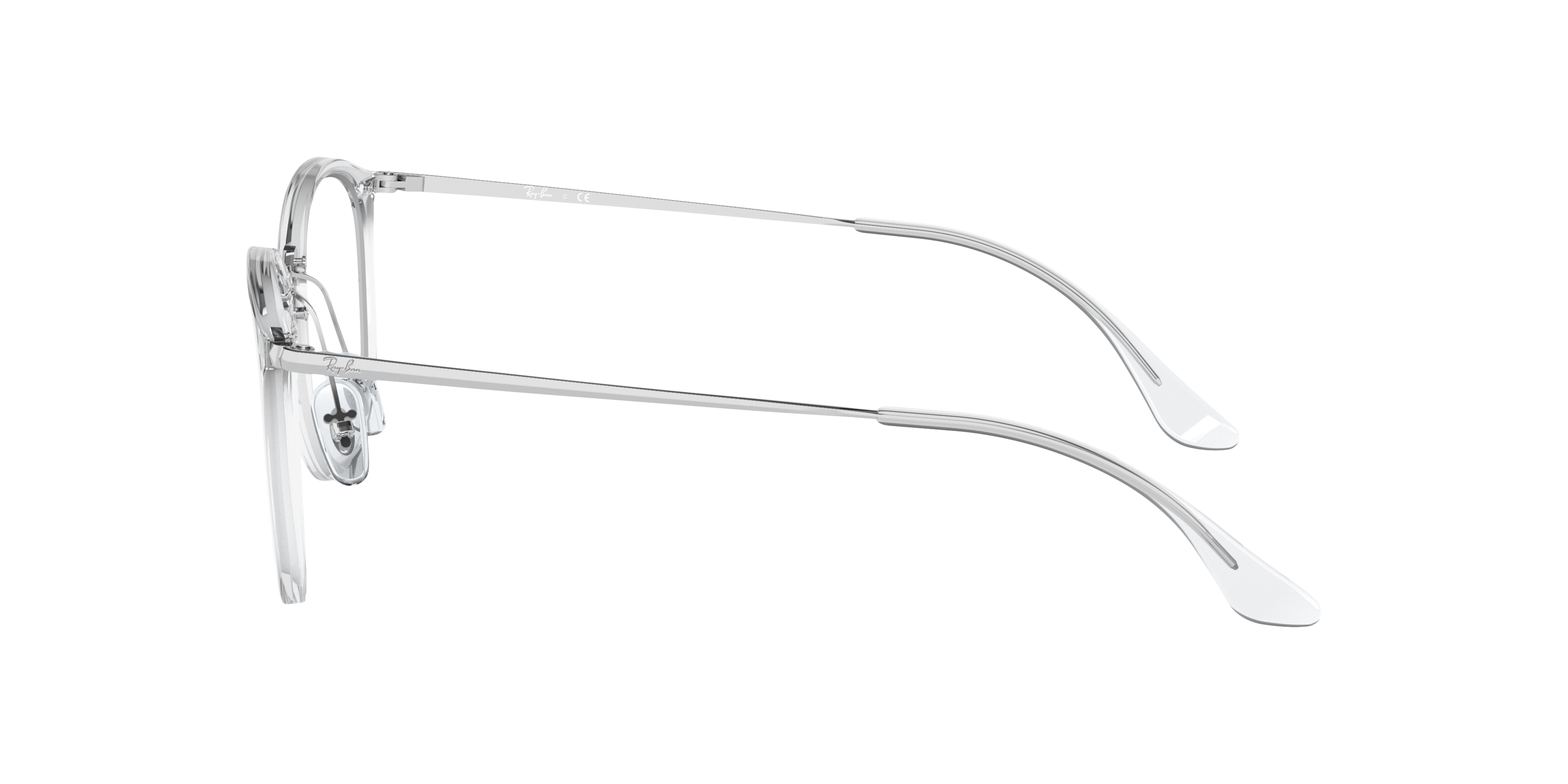 RB7140 Transparant KunststofEyeglass Frames van B24, Zijaanzicht