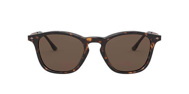 AR8128 Havana AcetaatSunglass Frames van B24, Vooraanzicht