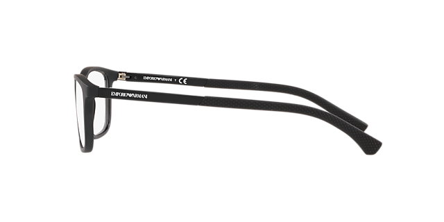 EA3069 Matt Schwarz KunststoffEyeglass Frames von B24, Seitenansicht