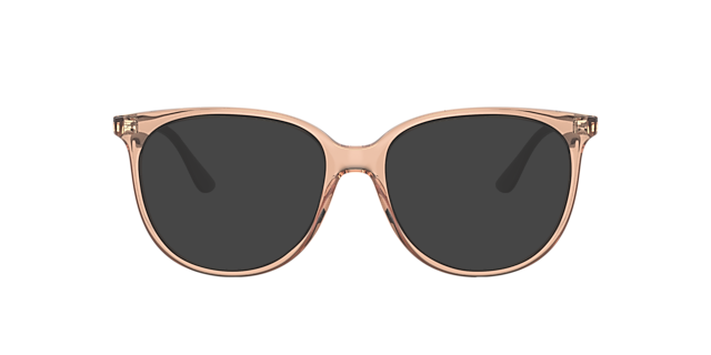 RB4378V Braun transparent KunststoffEyeglass Frames von B24, mit getönten Gläsern