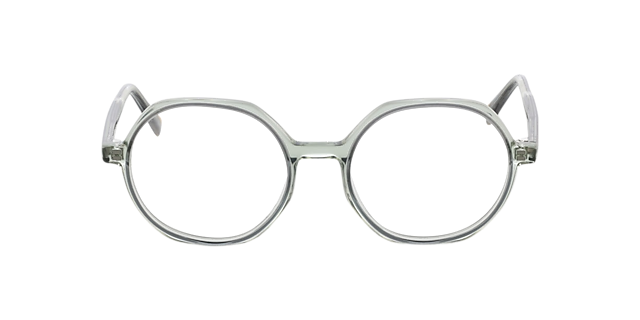 Toledo Tweelaags kristal groen AcetaatEyeglass Frames van B24, Vooraanzicht
