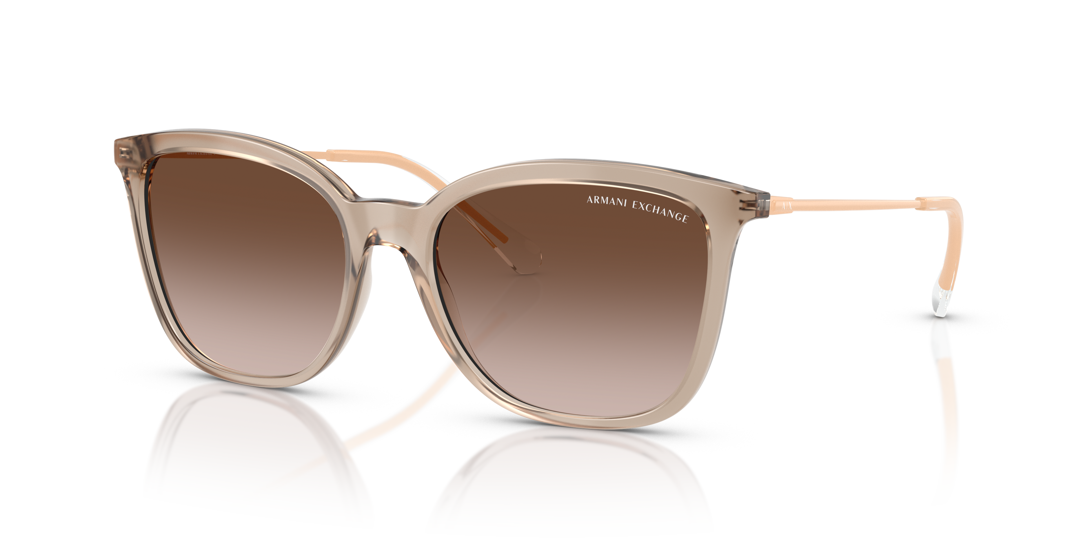 AX4151S Opalescent Light Beige KunststofSunglass Frames van B24, Hoekweergave