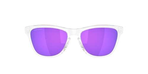 Oakley - Frogskins S, Herren, Transparent glänzend/Polished Clear/Matte Black, Größe: Durchschnittlich