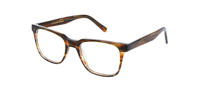 Balthazar Brown Horizon AcetatEyeglass Frames von B24, Dreiviertelansicht