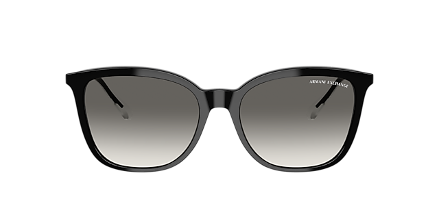 AX4151S Glanzend zwart KunststofSunglass Frames van B24, met getinte lenzen