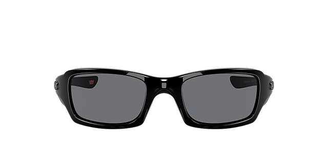 Fives Squared® Glanzend zwart KunststofSunglass Frames van B24, met getinte lenzen