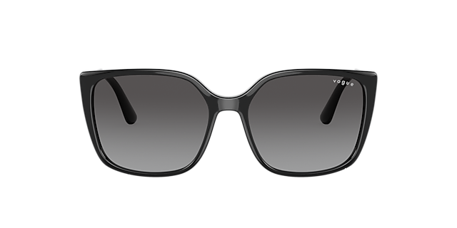 VO5353S Zwart KunststofSunglass Frames van B24, met getinte lenzen