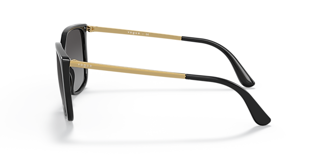 VO5353S Zwart KunststofSunglass Frames van B24, Zijaanzicht