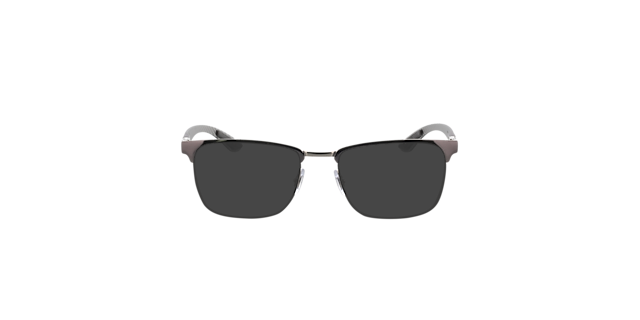 RB8421 Grijs op zilver MetaalEyeglass Frames van B24, met getinte lenzen