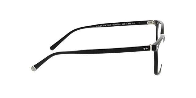 Richmond Zwart AcetaatEyeglass Frames van B24, Zijaanzicht