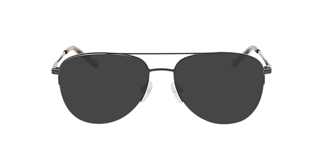 Jefferson Gunmetal  &  Havana MetaalEyeglass Frames van B24, met getinte lenzen