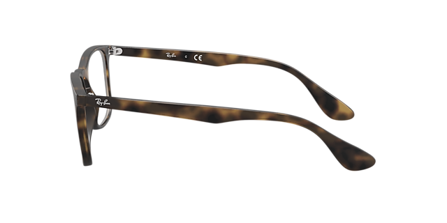 RB7074 Havana KunststoffEyeglass Frames von B24, Seitenansicht