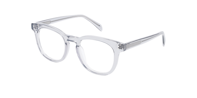 Blake CT Kristalgrijs AcetaatEyeglass Frames van B24, Hoekweergave