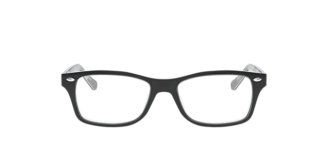 RB1531 Zwart op grijs AcetaatEyeglass Frames van B24, Vooraanzicht