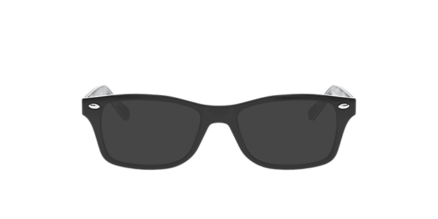 RB1531 Zwart op grijs AcetaatEyeglass Frames van B24, met getinte lenzen