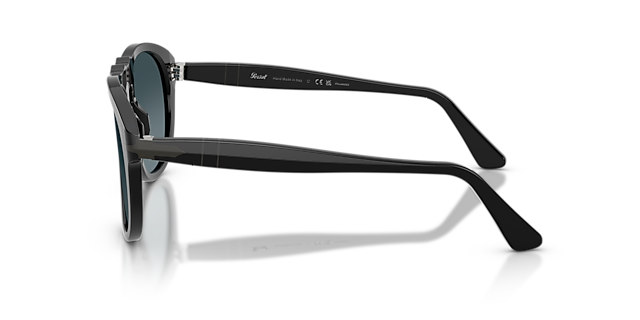 PO0649NE Zwart AcetaatSunglass Frames van B24, Zijaanzicht