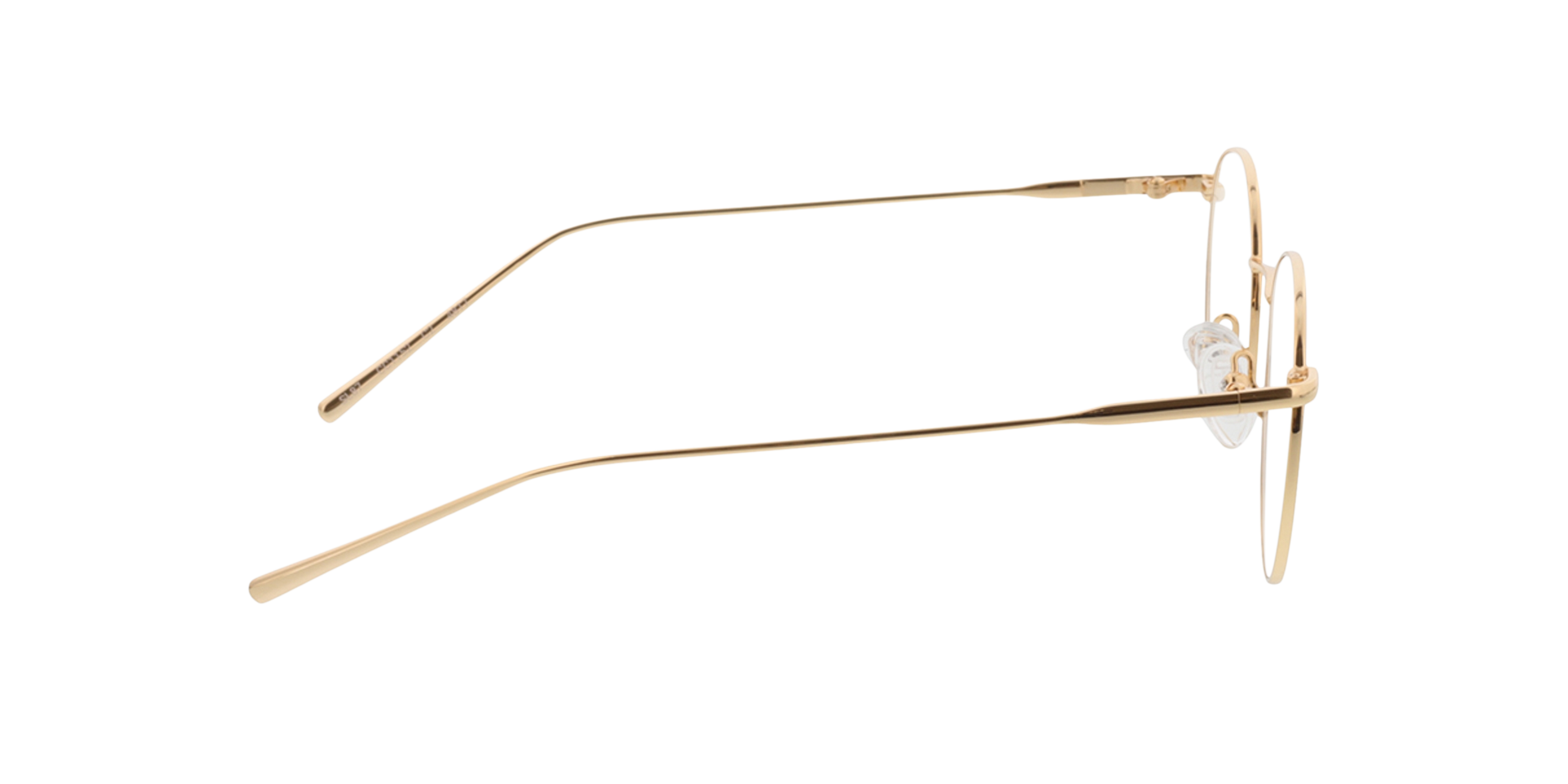 Forks Goud MetaalEyeglass Frames van B24, Zijaanzicht