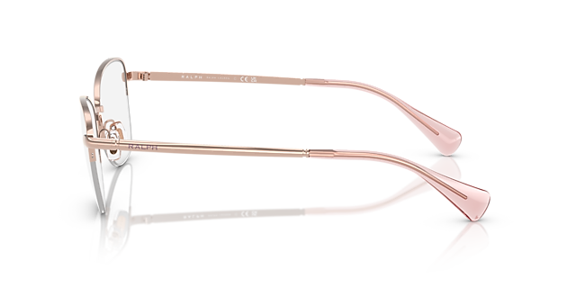 RA6061 Glänzendes Rose Gold MetallEyeglass Frames von B24, Seitenansicht