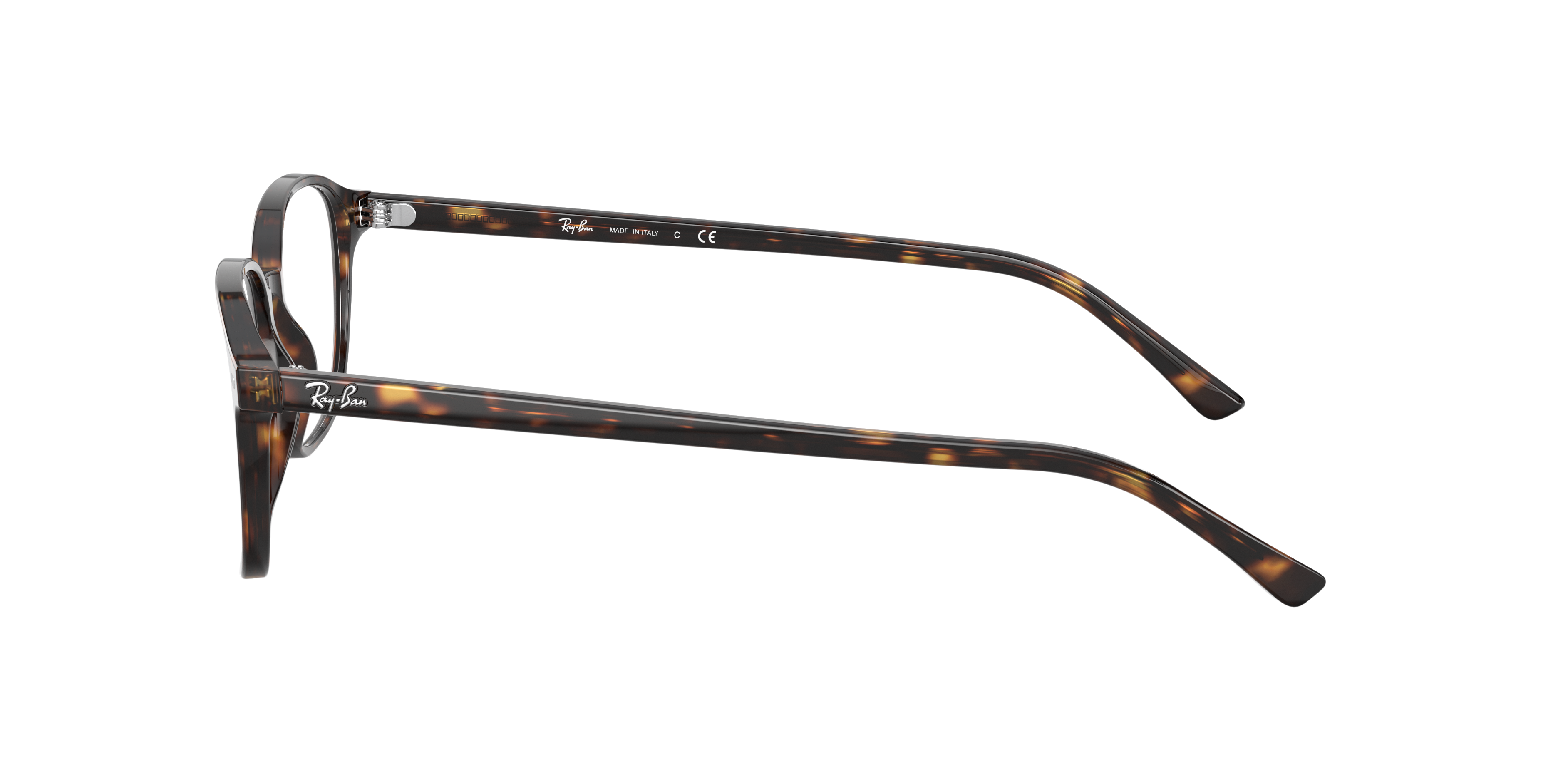 RB5393 Havana AcetaatEyeglass Frames van B24, Zijaanzicht