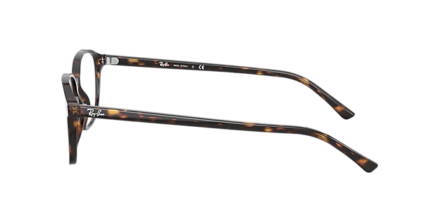 RB5393 Havana AcetaatEyeglass Frames van B24, Zijaanzicht