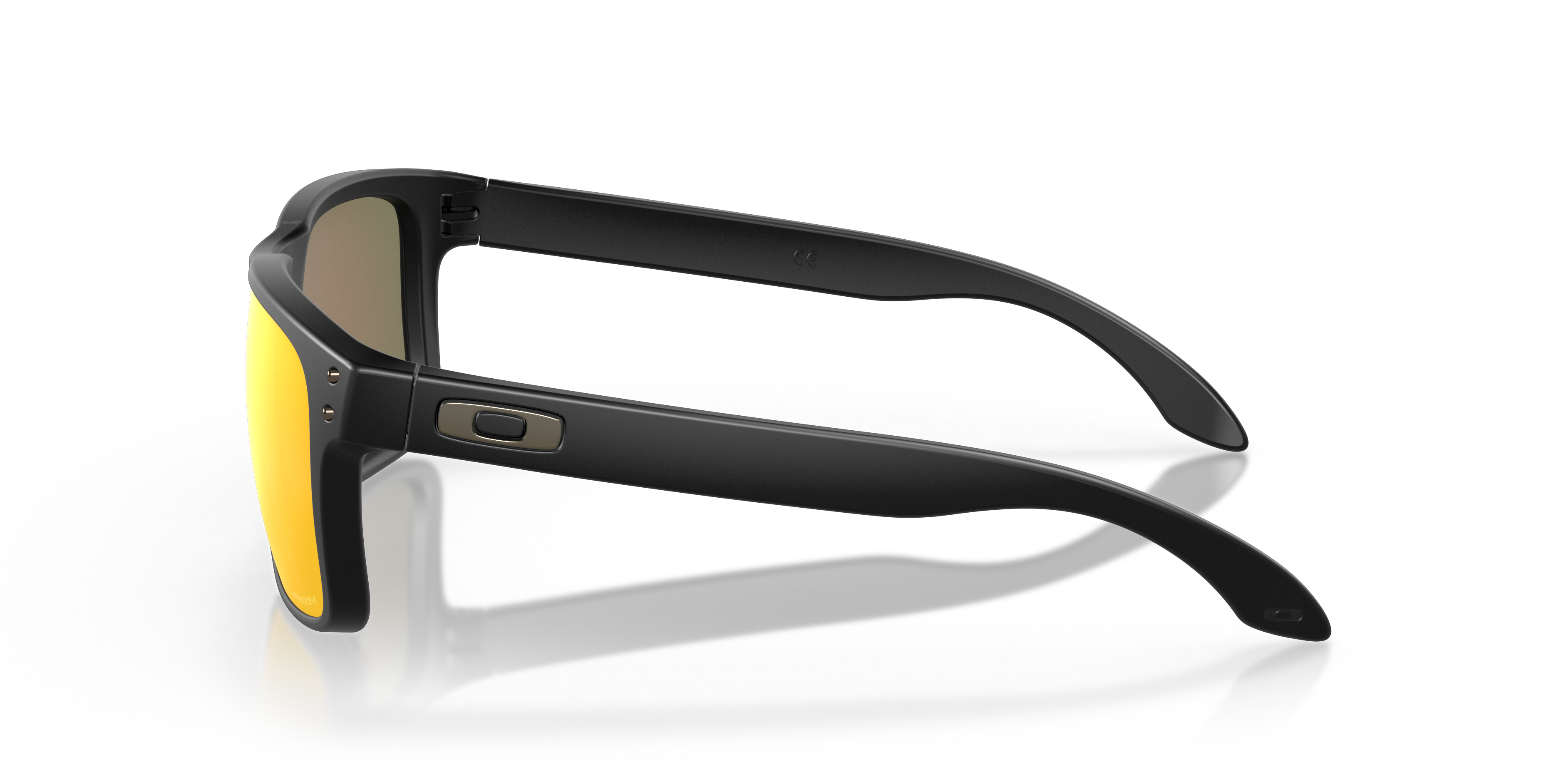 Holbrook™ Matt Schwarz KunststoffEyeglass Frames von B24, Seitenansicht