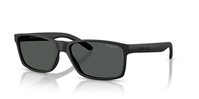 AN4185 Rubber Black KunststoffSunglass Frames von B24, Dreiviertelansicht