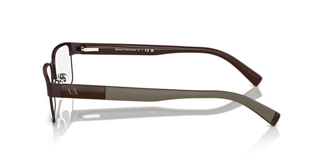 AX1017 Braun MetallEyeglass Frames von B24, Seitenansicht