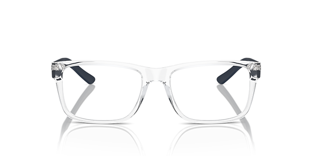 AX3016 Glanzend Kristal KunststofEyeglass Frames van B24, Vooraanzicht