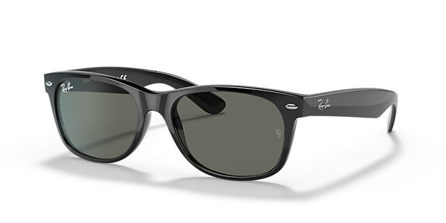 RB2132 Schwarz KunststoffSunglass Frames von B24, Dreiviertelansicht