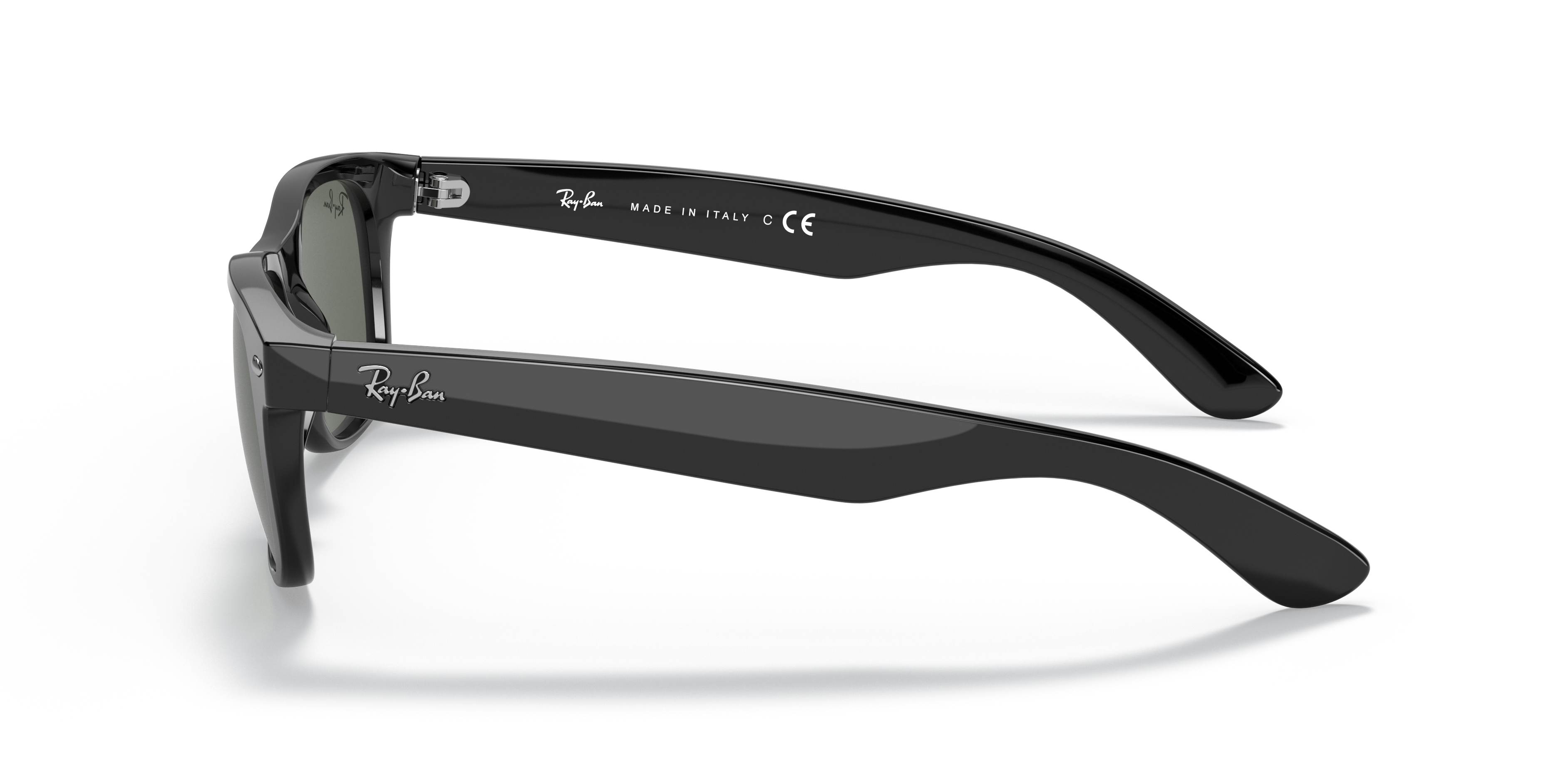 RB2132 Schwarz KunststoffSunglass Frames von B24, Seitenansicht