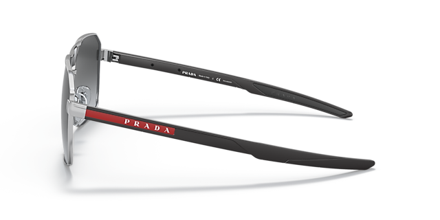 PS 55WS Silber MetallSunglass Frames von B24, Seitenansicht