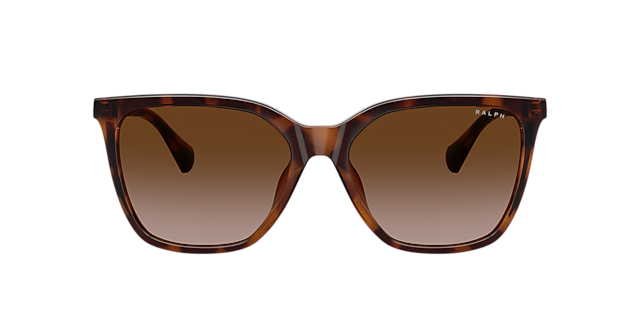 RA5328U Glänzendes Dunkelhavana KunststoffSunglass Frames von B24, mit getönten Gläsern