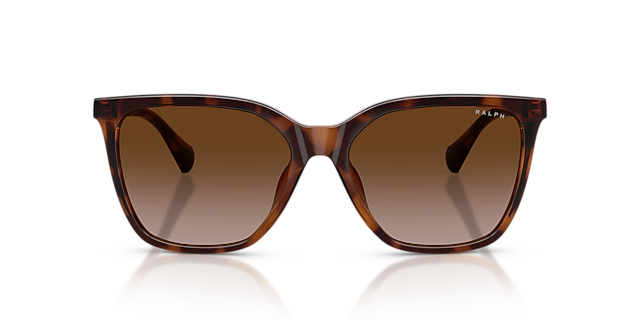 RA5328U Glänzendes Dunkelhavana KunststoffSunglass Frames von B24, Vorderansicht