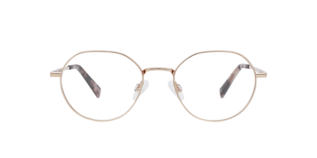 Logan Rose Gold Titanium TitanEyeglass Frames von B24, Vorderansicht