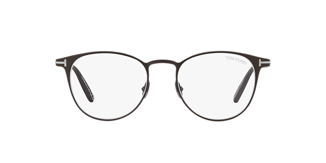 FT5936-B Gunmetal Matte TitaanEyeglass Frames van B24, Vooraanzicht