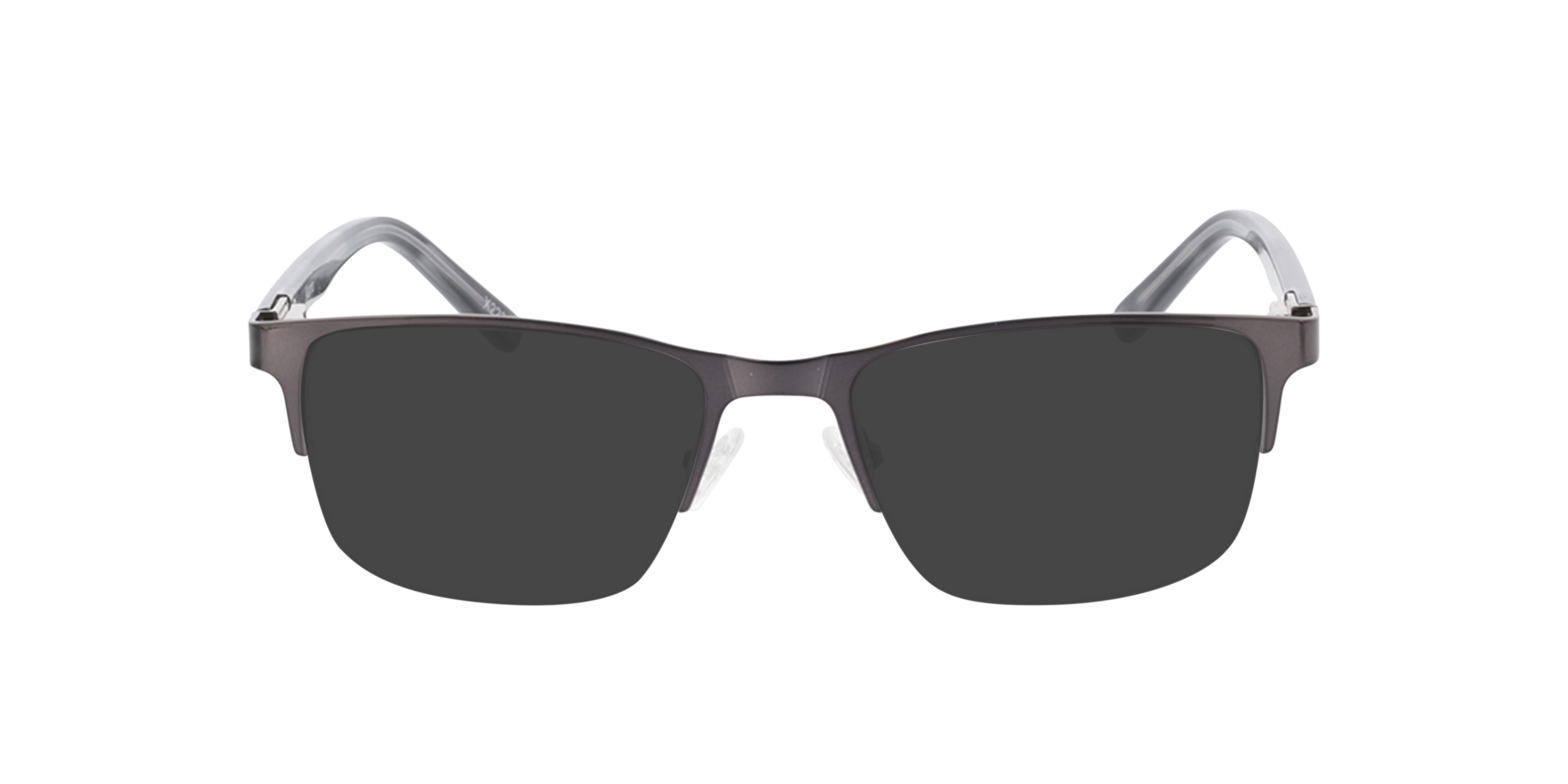 Alamo Antraciet  &  grijs MetaalEyeglass Frames van B24, met getinte lenzen