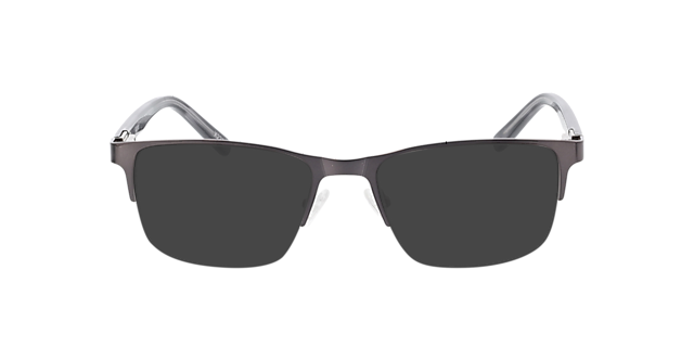 Alamo Anthracite & Grey MetallEyeglass Frames von B24, mit getönten Gläsern