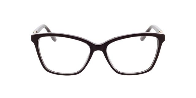 Lisa Burgunder & Gold AcetatEyeglass Frames von B24, Vorderansicht