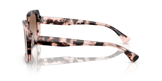 RA5298U Glänzendes Pink Havana AcetatSunglass Frames von B24, Seitenansicht