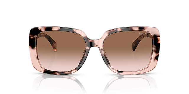 RA5298U Glänzendes Pink Havana AcetatSunglass Frames von B24, Vorderansicht