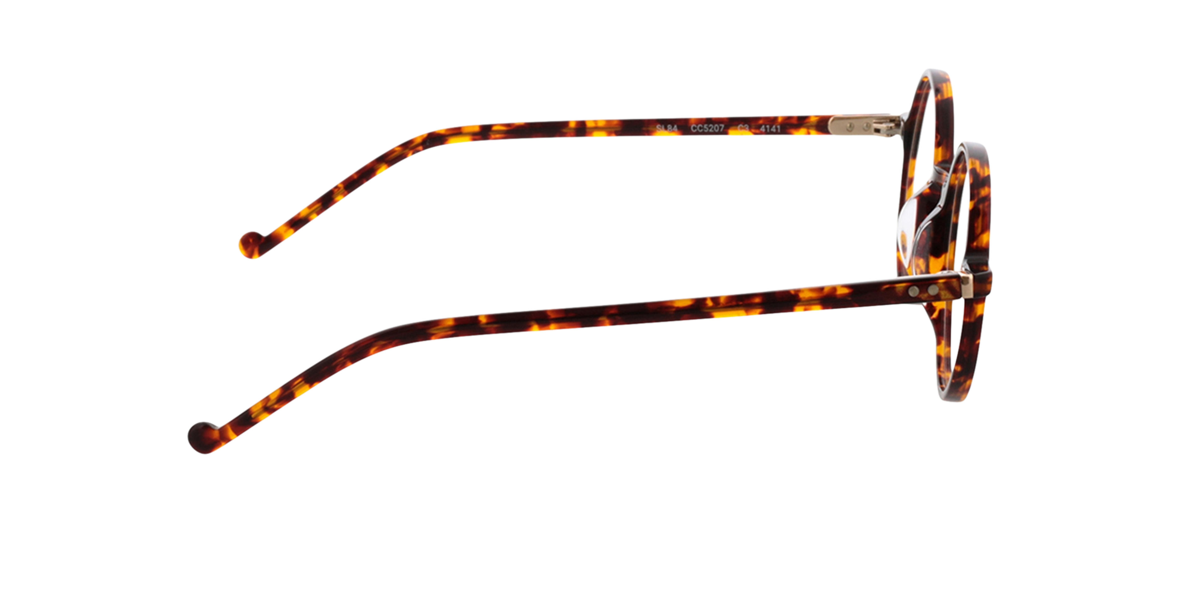 Torello Havana AcetaatEyeglass Frames van B24, Zijaanzicht