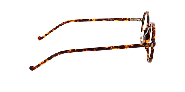 Torello Havana AcetatEyeglass Frames von B24, Seitenansicht