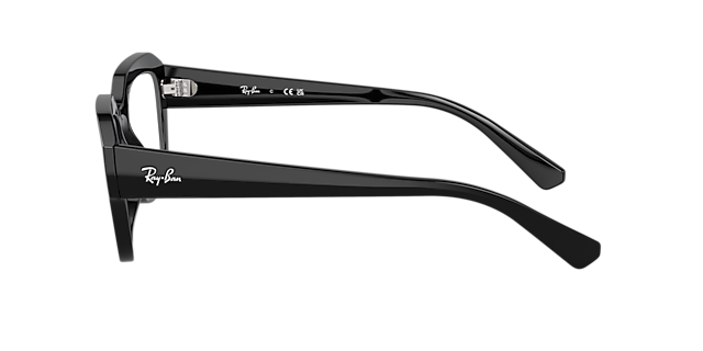 Leonid Optics Bio-Based Schwarz KunststoffEyeglass Frames von B24, Seitenansicht