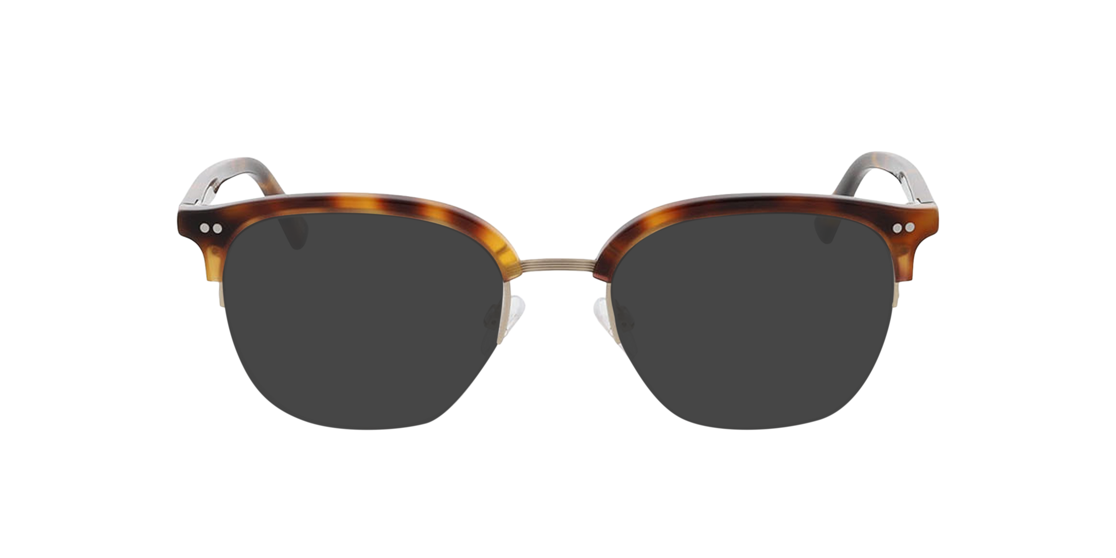 Maryland Havana  &  matgoud MetaalEyeglass Frames van B24, met getinte lenzen