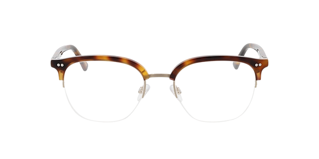 Maryland Havana & Matt Gold MetallEyeglass Frames von B24, Vorderansicht