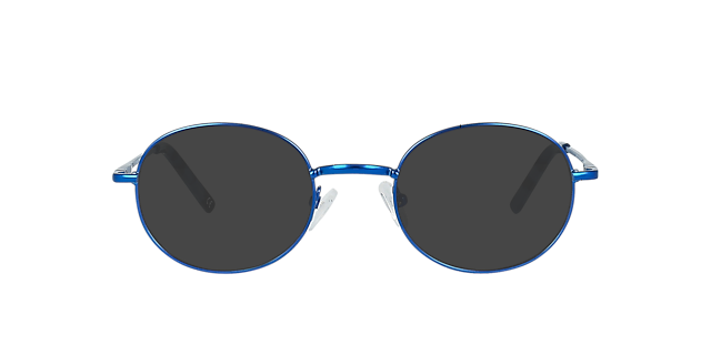 Clinton Blue Metal MetaalEyeglass Frames van B24, met getinte lenzen