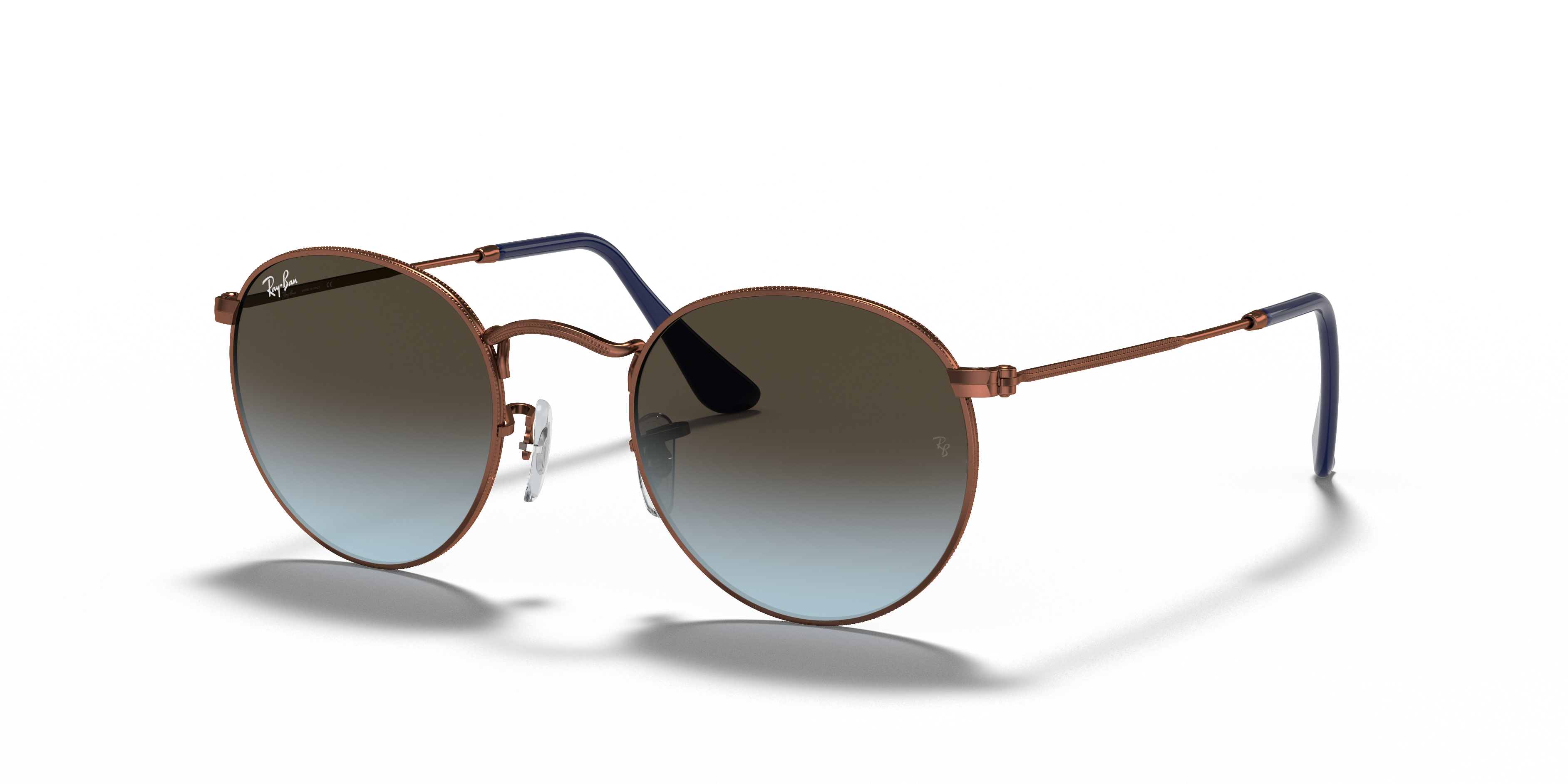RB3447 Bronze-Kupfer MetallSunglass Frames von B24, Dreiviertelansicht