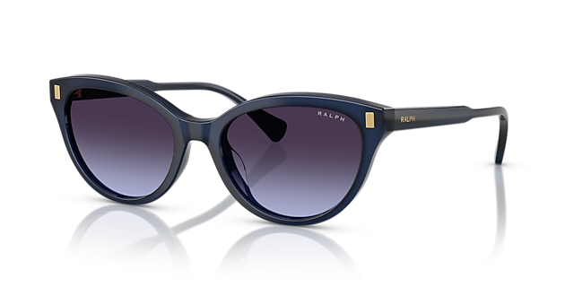 RA5326U Shiny Opalescent Blue AcetaatSunglass Frames van B24, Hoekweergave